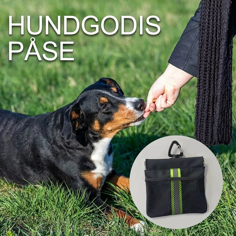 Hundgodispåse med metallspänne