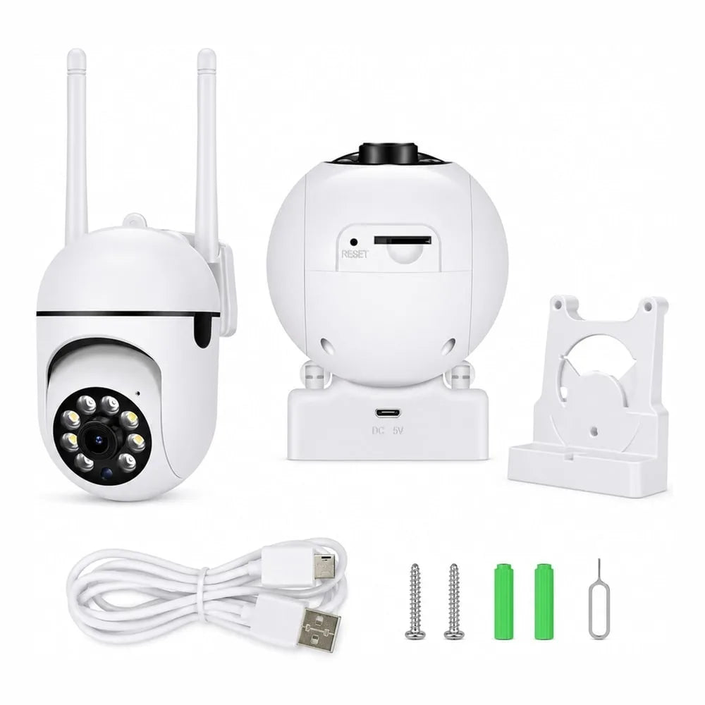 WiFi-övervakningskamera 2–3 MP – mörkerseende och tvåvägsljud – Sparklar