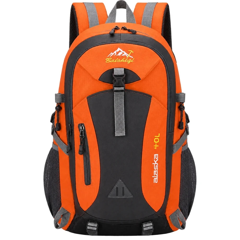 Orange ryggsäck på 40 liter