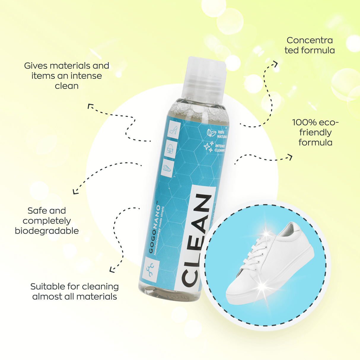 Eco-friendly Shoe Cleaner Gel, 150ml