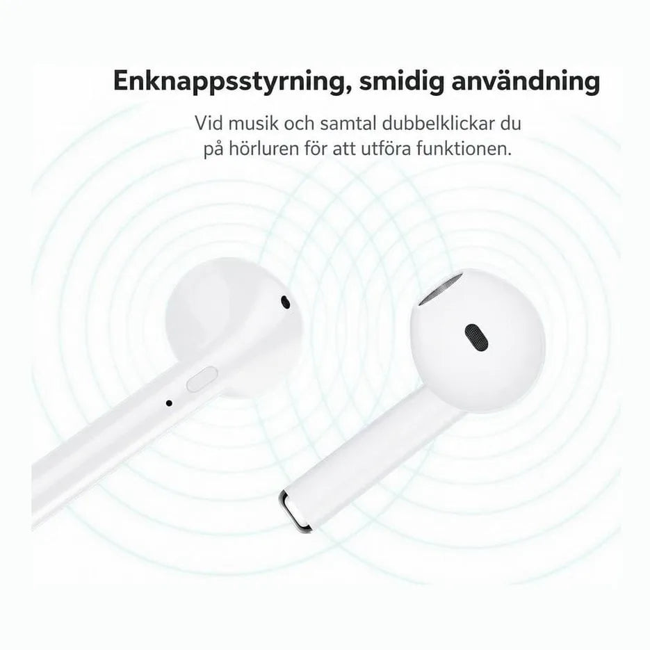 TWS in-ear-hörlurar med laddningsetui – 1 par – Sparklar