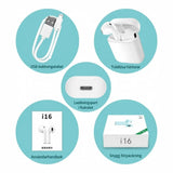 TWS in-ear-hörlurar med laddningsetui – 1 par – Sparklar