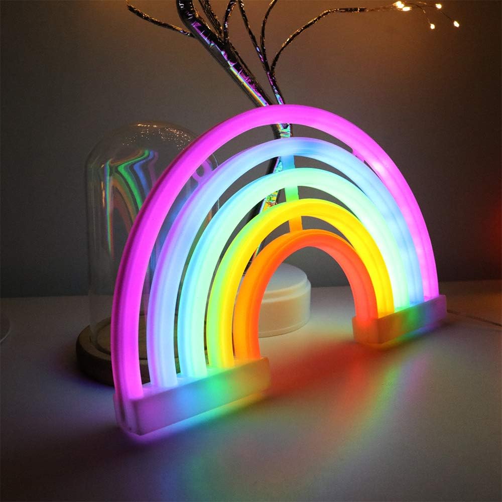 Regnbågslampa Neon