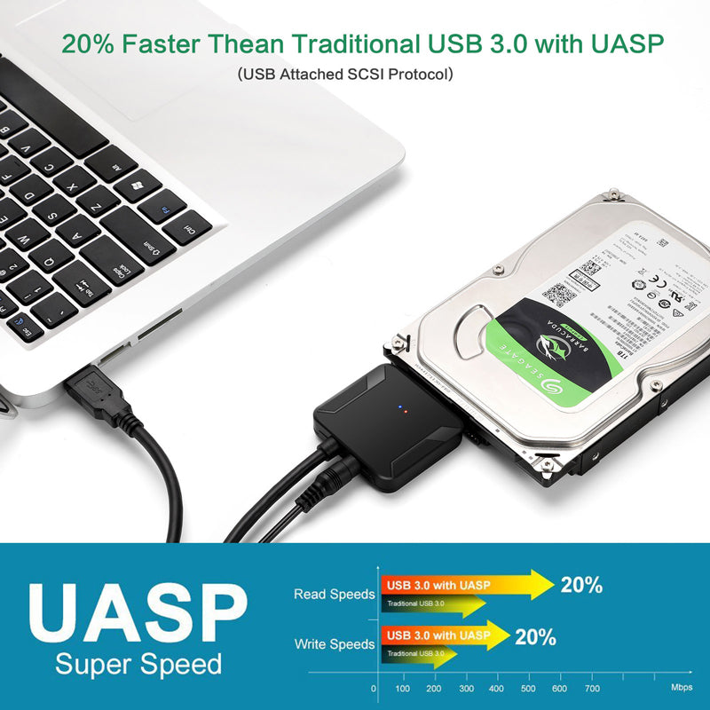 USB 3.0 till SATA Adapter