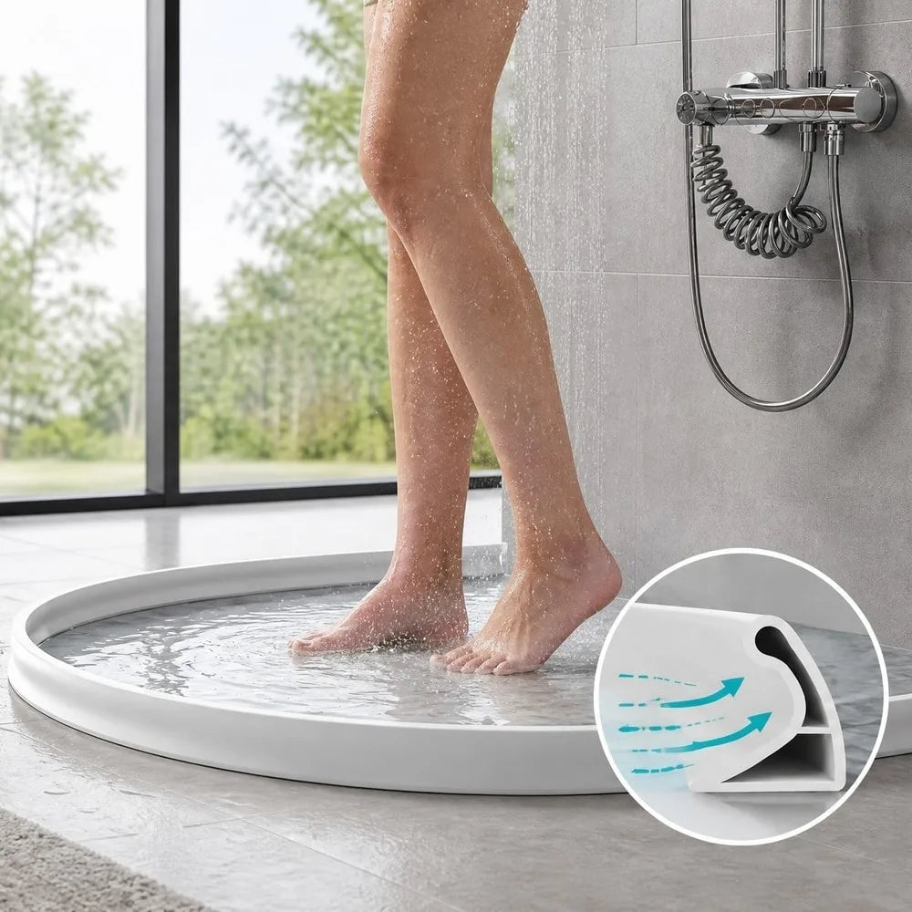 Självhäftande duschlist i silikon – flexibel vattenspärr 1–2 m – Sparklar