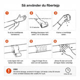 Fibertejp för reparation – 5 × 127 cm – Sparklar