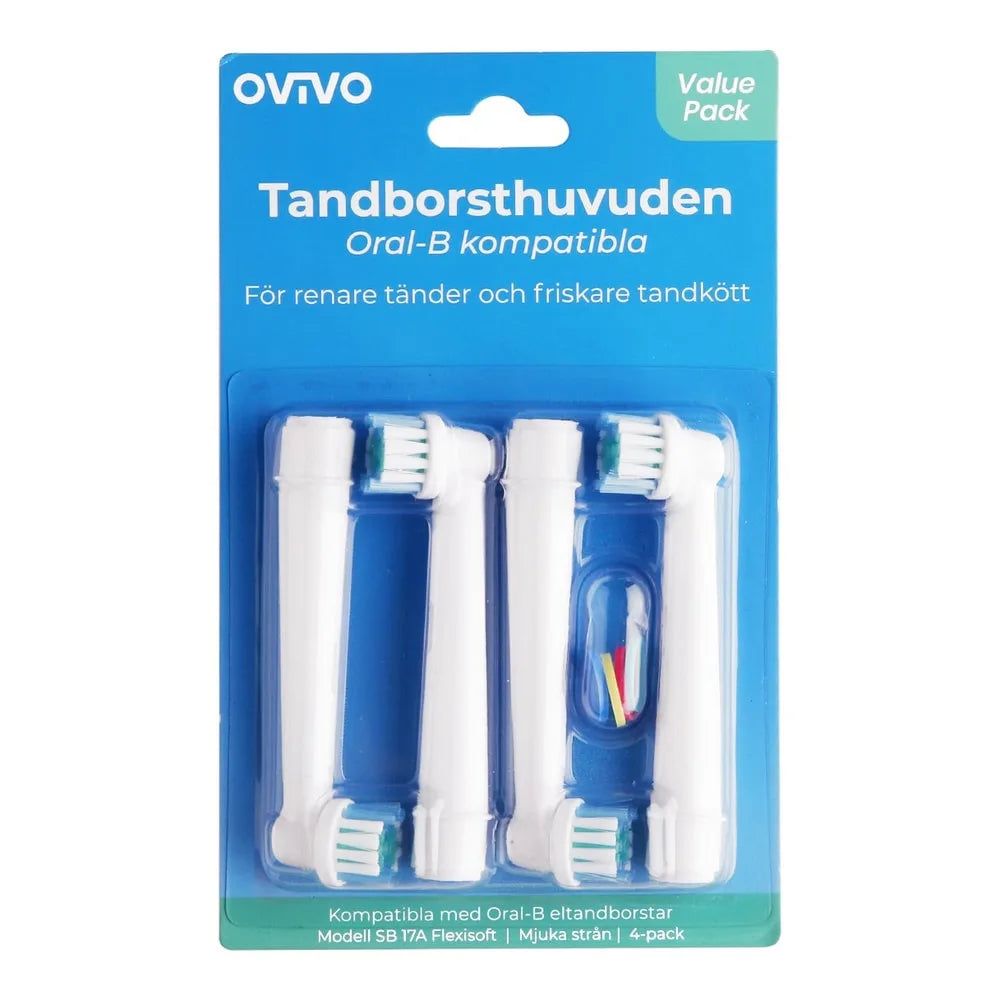 Tandborsthuvuden kompatibla med Oral-B – 8 till 64 stycken – Sparklar
