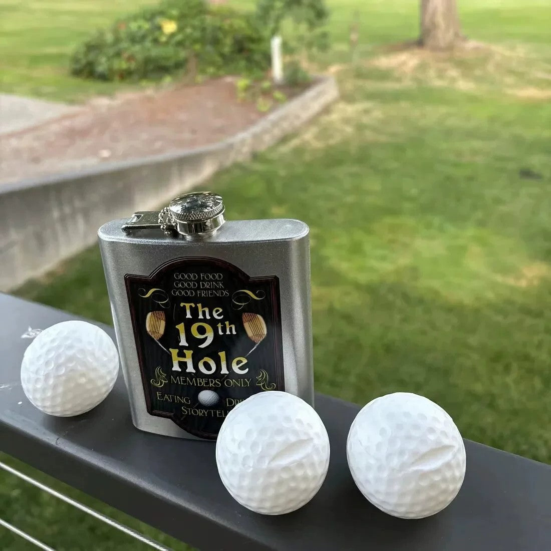 Golfboll shotglas / shotglas set – servering till bar – glas, 3 st, 40 ml