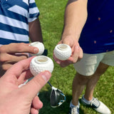 Golfboll shotglas / shotglas set – servering till bar – glas, 3 st, 40 ml