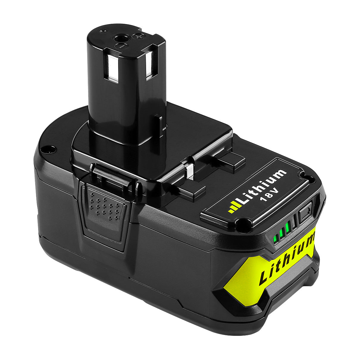 Ett kompatibelt 18 V-batteri; valt paket innehåller ett eller två batterier