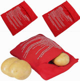 Mikrovågspåse / potatispåse – snabb tillagning – polyester, 4 potatisar