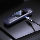 Alkomätarens USB-C-port för laddning