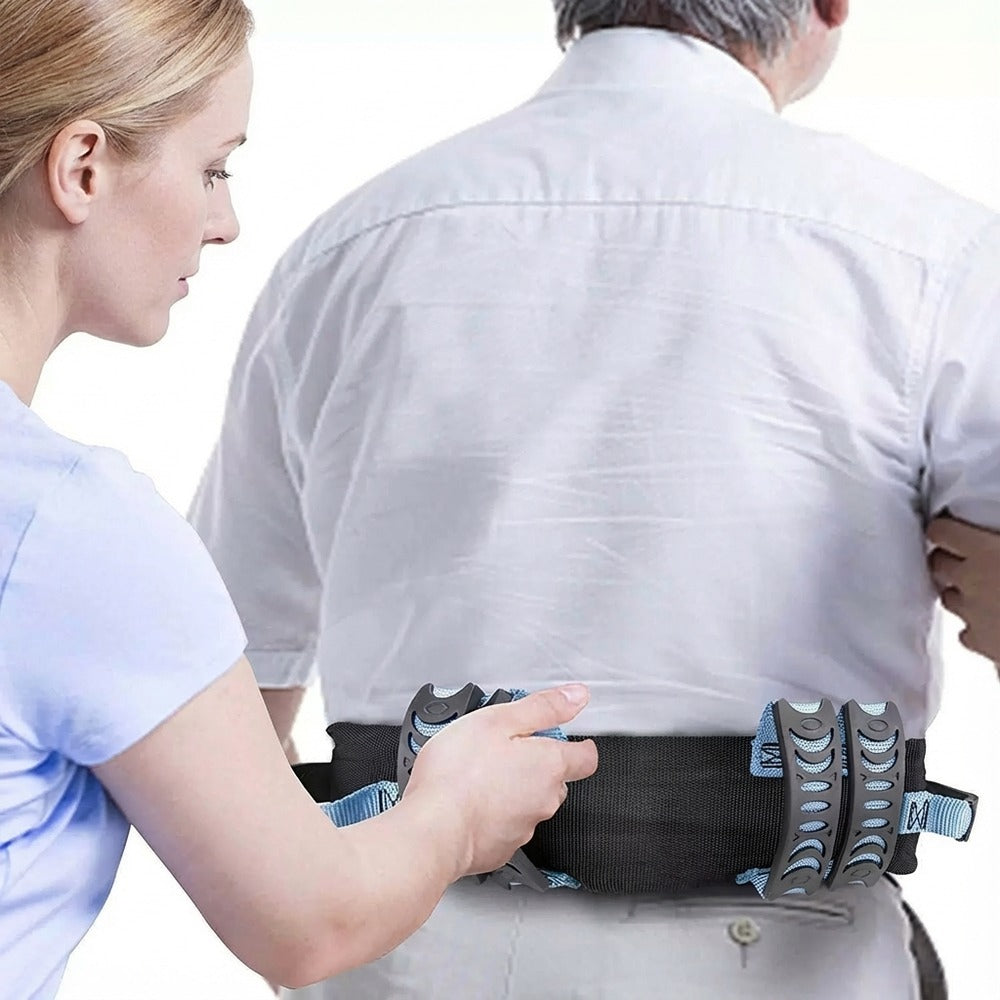 Förflyttningsbälte / gångbälte / patientbälte – säkrare mobilisering – Nylon, snabbspänne - sparklar.se