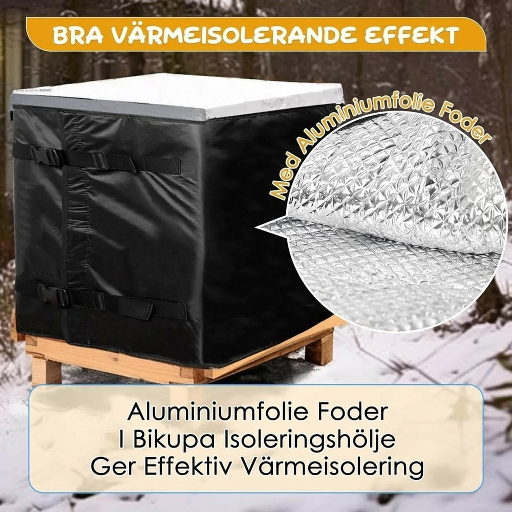 Isoleringsöverdrag för bikupa med aluminiumfoliefoder