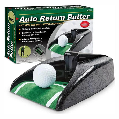 Automatisk golfbollsåterförare för puttträning