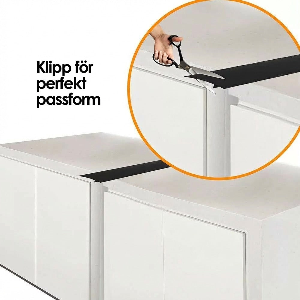 Silikonlist bänkskiva / skarvlist köksbänk – tätar spisglipa – silikon - sparklar.se