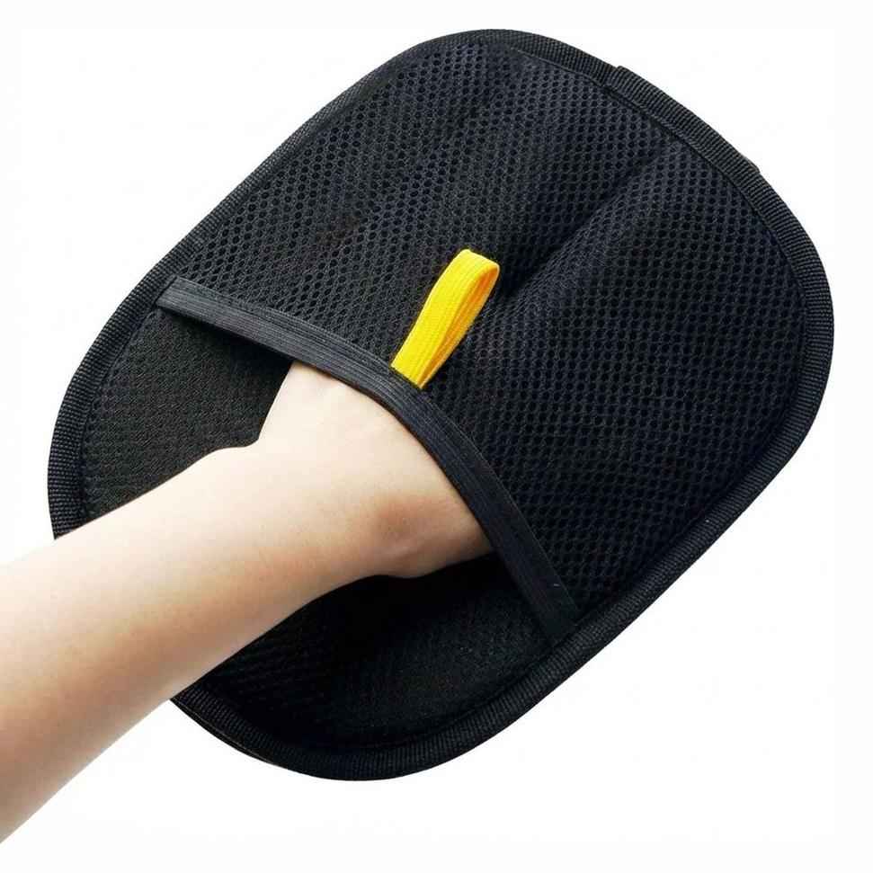 Pälsvårdshandske / grooming glove – hårborttagning päls och textil – tyg - sparklar.se
