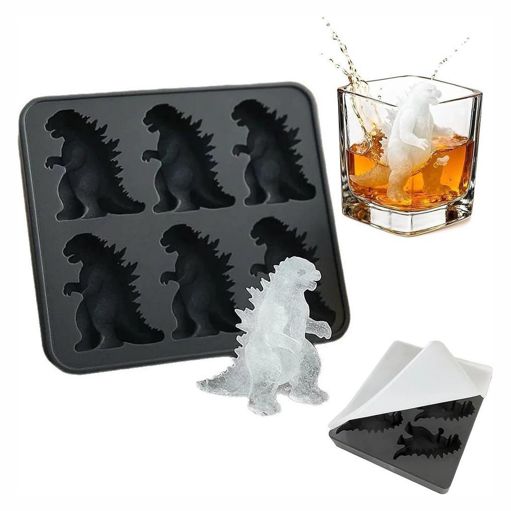 Isform silikon / 3D isform – tematiska isfigurer – silikon, 4 fack - sparklar.se
