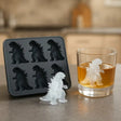 Isform silikon / 3D isform – tematiska isfigurer – silikon, 4 fack - sparklar.se