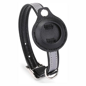 AirTag-halsband katt / små hundar – spårning och synlighet – PU, reflexdetalj, integrerad hållare - sparklar.se