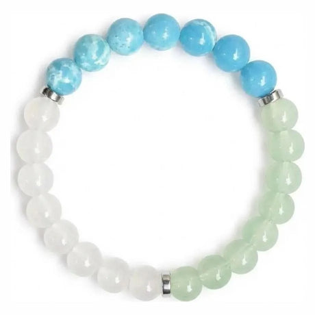 Armbandsset i natursten, 9 armband