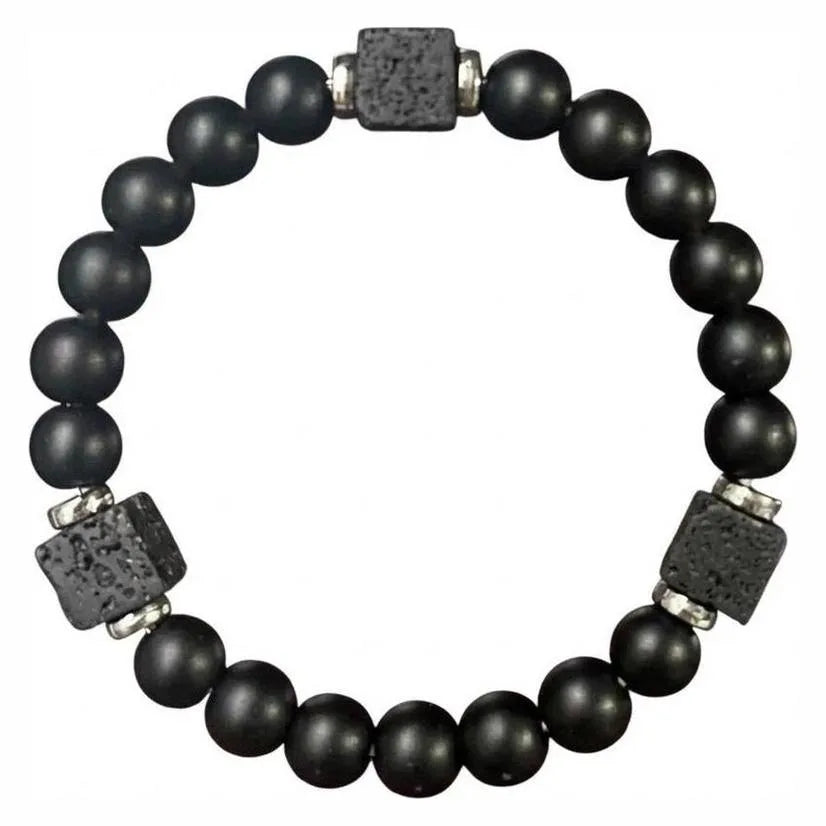 Armbandsset i natursten, 9 armband