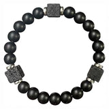 Armbandsset i natursten, 9 armband