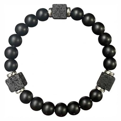 Armbandsset i natursten, 9 armband