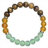 Armbandsset i natursten, 9 armband