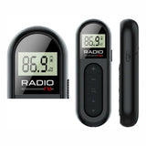 Mini FM-radio med 30 stationsminnen och USB-C