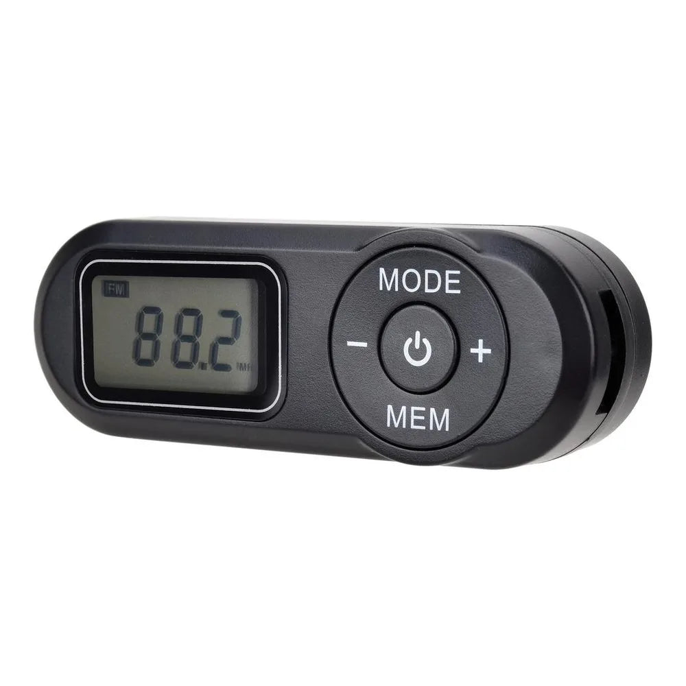 Portabel FM-radio med 20 stationsminnen