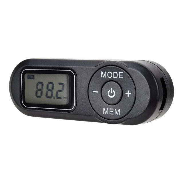 Portabel FM-radio med 20 stationsminnen