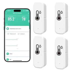 Temperatur- och luftfuktighetssensor för Tuya Smart och Smart Life