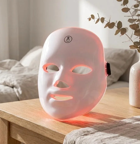 LED-ansiktsmask med sju ljusfärger – Sparklar