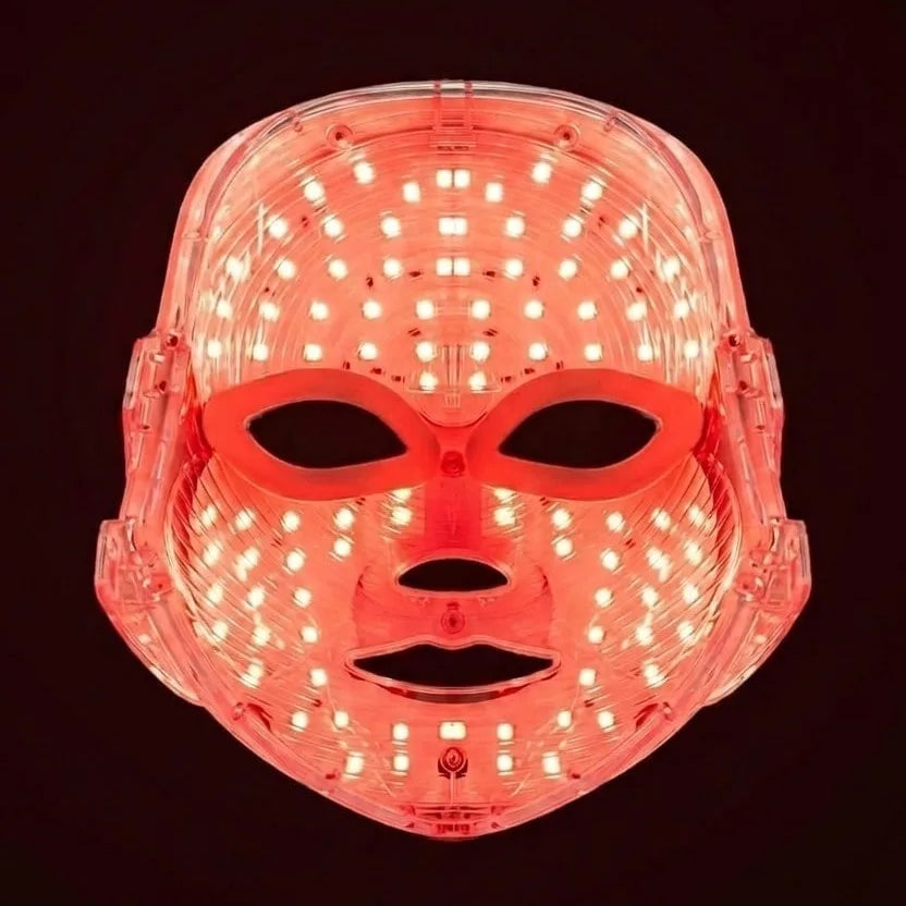 LED-ansiktsmask med sju ljusfärger – Sparklar