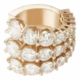Ear cuff / öronklämma – hålfri användning – nickelfri, guld- eller silverpläterad yta, strass - sparklar.se