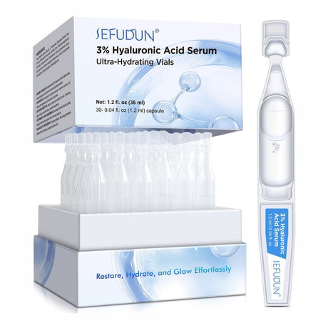 Serumampuller med 3 % hyaluronsyra, 30 ampuller