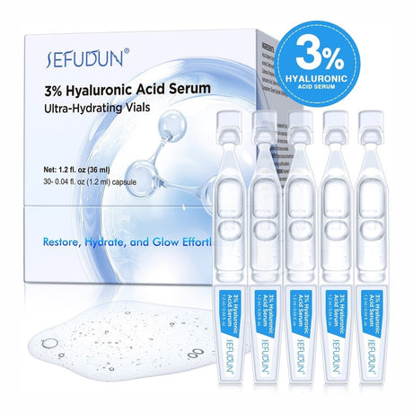 Serumampuller med 3 % hyaluronsyra, 30 ampuller