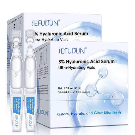 Serumampuller med 3 % hyaluronsyra, 30 ampuller