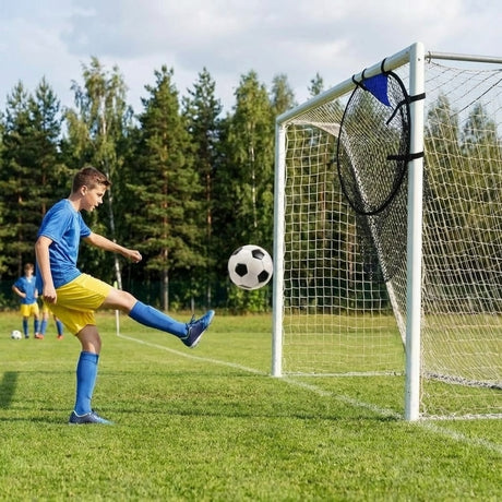 Fotboll skottnät / målnät fotboll – hörnträning för precision – polyester, två storlekar - sparklar.se