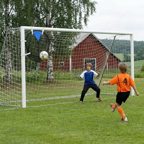 Fotboll skottnät / målnät fotboll – hörnträning för precision – polyester, två storlekar - sparklar.se