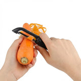 Potatisskalare / grönsaksskalare – snabb skalning kök – rostfritt stål, ergonomiskt grepp - sparklar.se