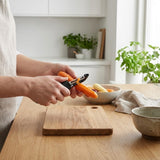 Potatisskalare / grönsaksskalare – snabb skalning kök – rostfritt stål, ergonomiskt grepp - sparklar.se