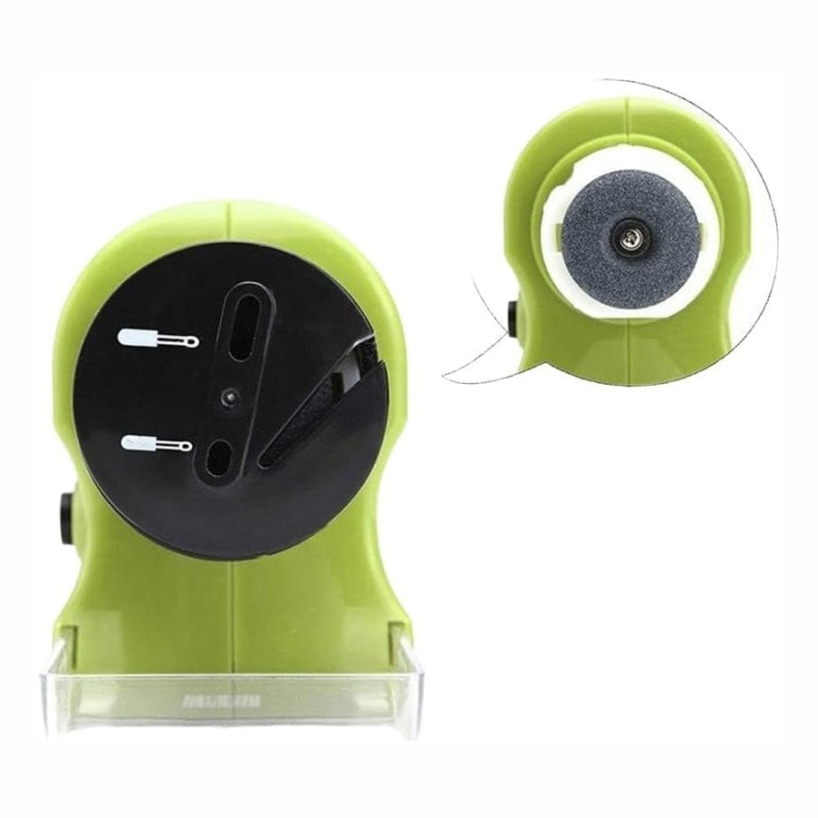 Elektrisk knivslip / knivslip – snabb vardagsslipning – safirslipsten, sladdlös, styrskena - sparklar.se