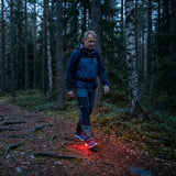 Skoklämma / säkerhetslampa skor – synlighet i mörker – TPU, minnesmetall, 2-pack, 2 LED - sparklar.se