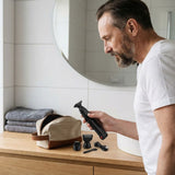Rygghårstrimmer / kroppstrimmer – sladdlös kroppsgrooming – rostfritt stål, tvättbar - sparklar.se