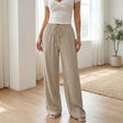 Dambyxor / rakbenta byxor – vardaglig komfort – polyester, spandex, lätt stretch - sparklar.se