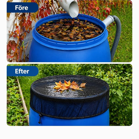 Regntunneskydd / nätlock – håller ute insekter, löv – polyester, justerbar dragsko - sparklar.se
