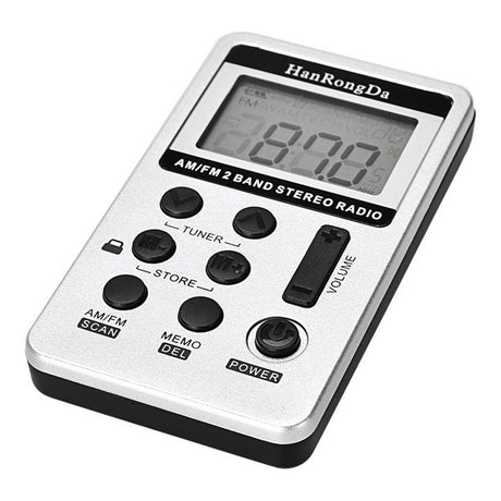 Miniradio / bärbar radio – personlig radiolyssning – stereo, DSP-tuning, 29 stationer - sparklar.se