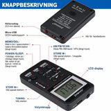 Miniradio / bärbar radio – personlig radiolyssning – stereo, DSP-tuning, 29 stationer - sparklar.se